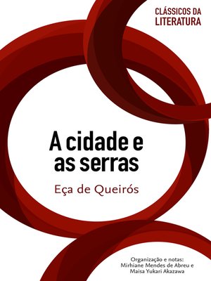 cover image of A Cidade E As Serras